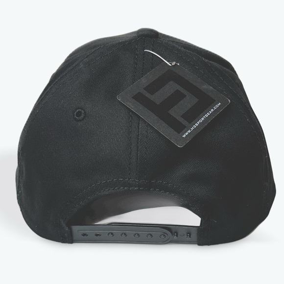 Gamer Hat - I paused my game to be here. Adjustable black Nylon 5 Panel - Picture 2 of 3